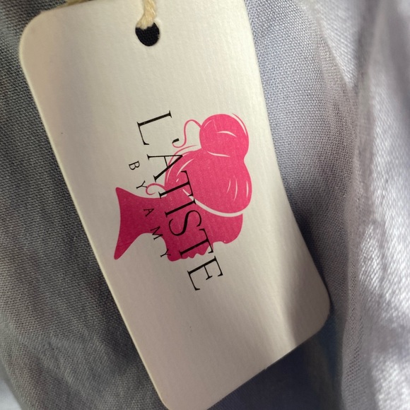 NWT L’atiste by Amy Romper one piece gray women’s size small - Picture 5 of 9